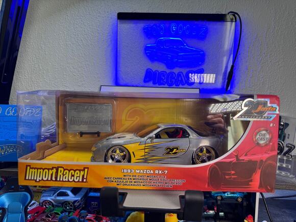 Jada toys Other - Jada 1/24 Import Racer 20th Anniversary 1993 Mazda RX7 raw